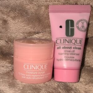 Clinique Pink Moisture Surge & Cleanser Duo